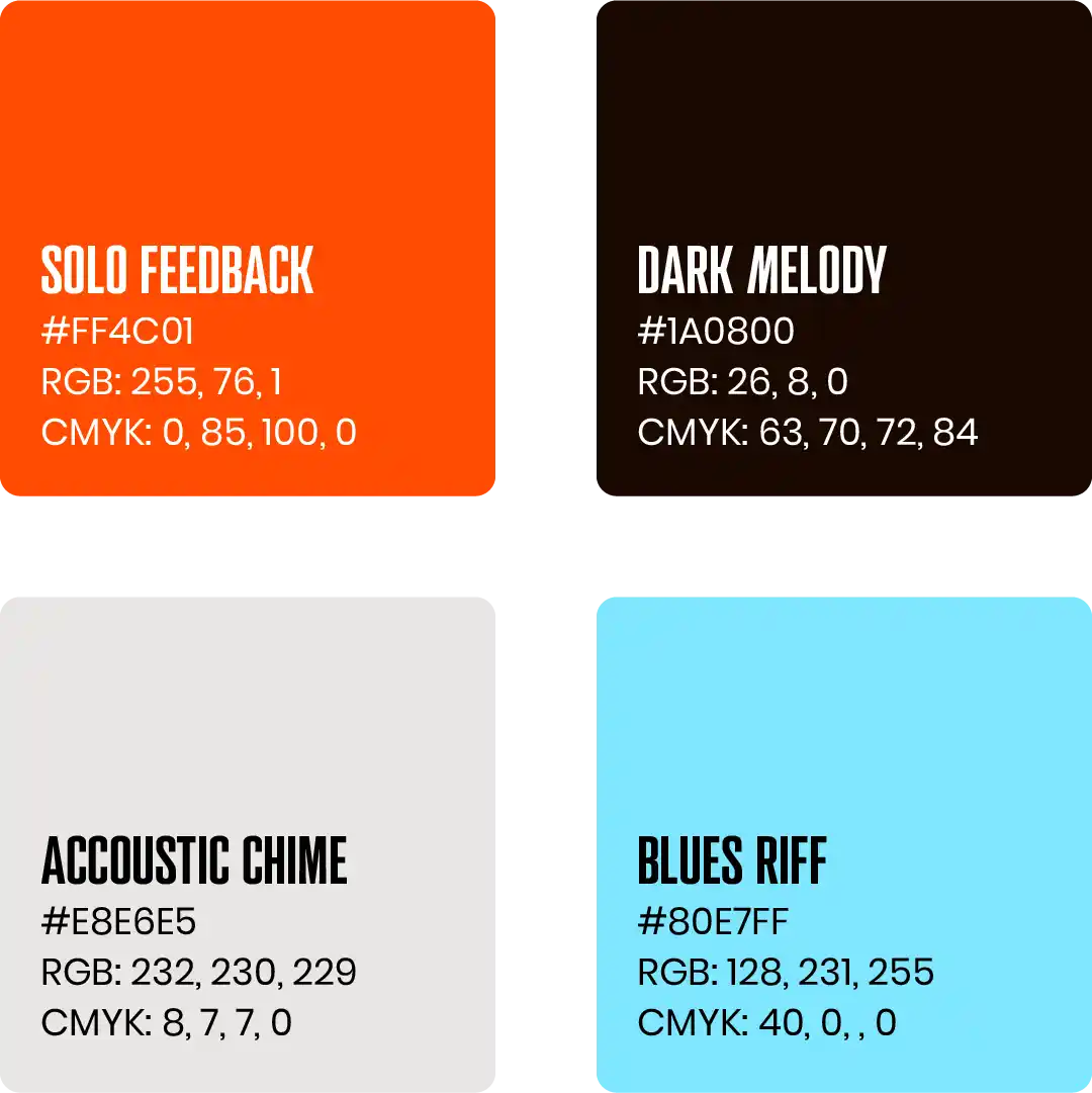 JC Studio colour scheme